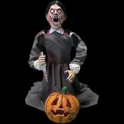 Morris 36" Lunging Pumpkin Carver Animated Halloween Prop