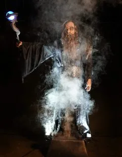 Distortions "Ancient Wizard" Halloween Animatronic -Halloween Horror Decorations Shop ancient wizard halloween animatronic 31350160261168