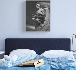 The Horror Dome Area 51 Alien Canvas Print -Halloween Horror Decorations Shop area 51 alien canvas print 29934371471408