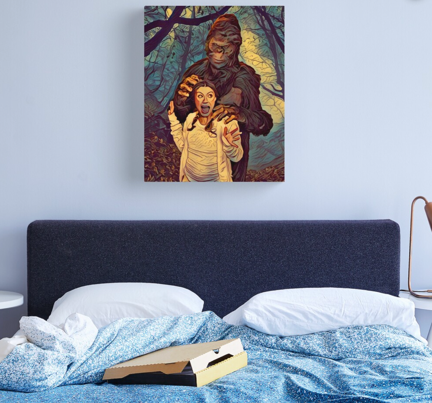 The Horror Dome Bigfoot Canvas Print 4 The Horror Dome Bigfoot Canvas Print - Image 2