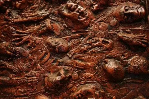 Midnight Studios "Blood Wall Panel With Blending Costume" Haunted House Facade 3 Midnight Studios "Blood Wall Panel With Blending Costume" Haunted House Facade