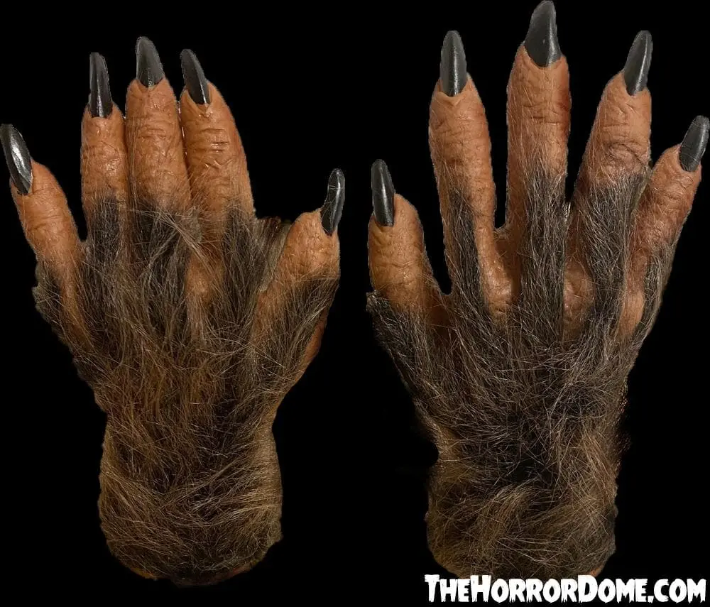 The Horror Dome Brown Wolfman Hands - HD Studios 3 The Horror Dome Brown Wolfman Hands - HD Studios