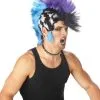 Morris "Checkered Mohawk Punk" Halloween Wig 1 Morris "Checkered Mohawk Punk" Halloween Wig -Halloween Horror Decorations Shop checkered mohawk punk halloween wig 8179910465