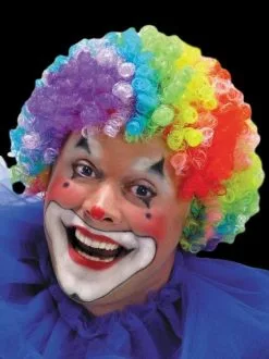 Morris "Clown - 7 Color Rainbow" Halloween Wig