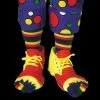 Morris "Clown Shoes And Toe Sock Set" Halloween Costume Accessory