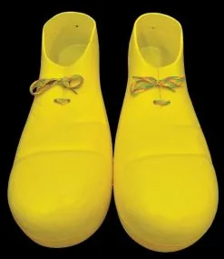 Morris "Clown Shoes - Yellow/Plastic" Halloween Costume Accessory