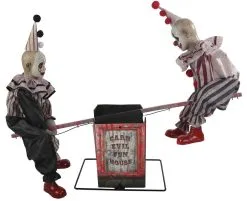 Morris Package Deals "Clowns" Electric Animated Halloween Props - Package Deal -Halloween Horror Decorations Shop clowns electric animated halloween props package deal 2309713985569