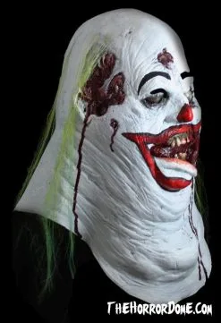 The Horror Dome "Cotton The Zombie Clown" HD Studios Pro Mask -Halloween Horror Decorations Shop cotton the zombie clown hd studios pro halloween mask 7256932941872
