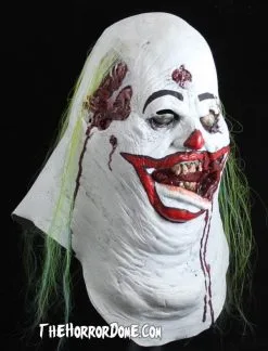 The Horror Dome "Cotton The Zombie Clown" HD Studios Pro Mask -Halloween Horror Decorations Shop cotton the zombie clown hd studios pro halloween mask 8671711169