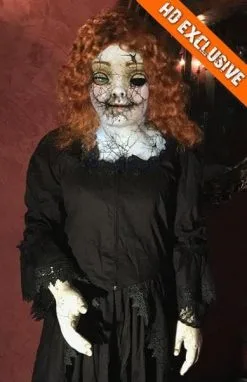 The Horror Dome "Cracked Porcelain Doll" HD Studios Pro Costume -Halloween Horror Decorations Shop cracked porcelain doll hd studios pro halloween costume 24038466113