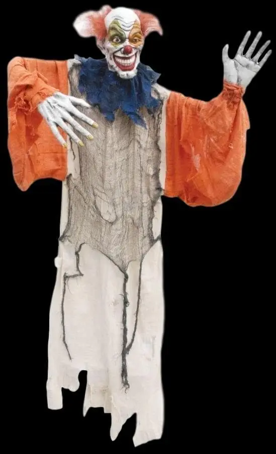 Morris "Creepy Clown" Hanging Halloween Decoration - 60 Inch 3 Morris "Creepy Clown" Hanging Halloween Decoration - 60 Inch