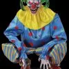 Morris "Crouching Clown Blue" Electric Animated Skeleton Halloween Prop -Halloween Horror Decorations Shop crouching clown blue electric animated skeleton halloween prop 14489836978224