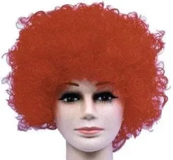 Morris "Curly Clown - Red Afro" Halloween Wig