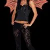 Morris "Demonette - Red W/Veins" Halloween Costume Wings -Halloween Horror Decorations Shop demonette red w veins halloween costume wings 14231469785136