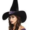 Morris "Elegant Witch - Black/Purple" Halloween Costume Hat