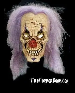 The Horror Dome "Evil Clown - Purple Hair" Mask 3 The Horror Dome "Evil Clown - Purple Hair" Mask