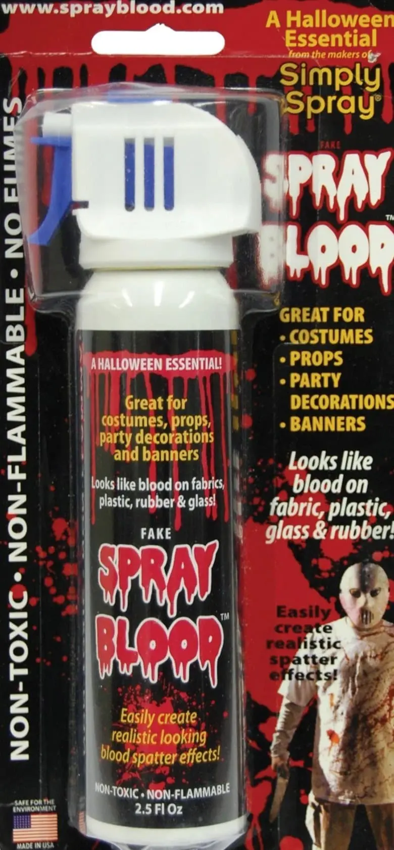 Morris "Fake Blood Aerosol Spray" Halloween Costume Accessory 3 Morris "Fake Blood Aerosol Spray" Halloween Costume Accessory