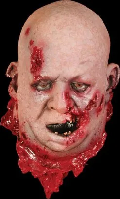 Morris "Fat Zombie" Bloody Severed Head Halloween Prop