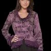 The Horror Dome "Gothic Ghostly Jacket In Purple" HD Hollywood Costume -Halloween Horror Decorations Shop gothic ghostly jacket in purple hd studios hollywood halloween costume 14209875181616