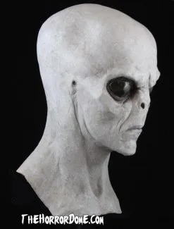 The Horror Dome "Grey Alien" HD Studios Pro Mask -Halloween Horror Decorations Shop grey alien hd studios pro halloween mask 8658322497