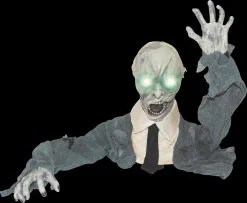 Morris "Groundbreaker Zombie W LED Eyes" Graveyard Halloween Prop