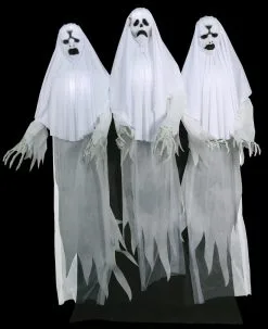 Morris "Haunting Ghost Trio" Animated Halloween Props