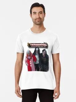 The Horror Dome HorrorDome Logo Premium White T-Shirt