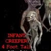 Midnight Studios "Infant Creeper" Professional Halloween Alien Prop - 4 Feet Tall
