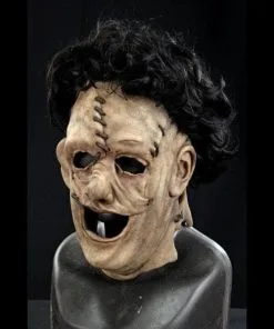 CFX "Leather Hood" Silicone Mask -Halloween Horror Decorations Shop leather hood silicone halloween mask with hair 20360382721