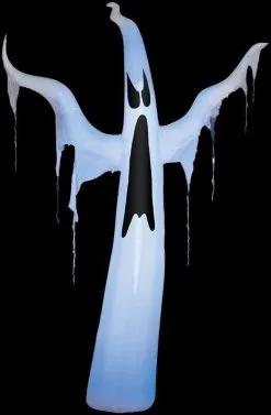 Morris "Light Draped Ghost - 12 Foot" Inflatable Halloween Decoration