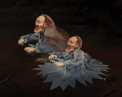 Morris "Lunging Zombie Reaper" Electric Animated Halloween Prop - Open Box