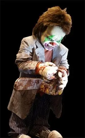 Distortions "Mini Mean The Chainsaw Clown" Halloween Animatronic 3 Distortions "Mini Mean The Chainsaw Clown" Halloween Animatronic