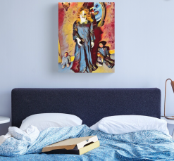 The Horror Dome Mirror Mirror Canvas Print