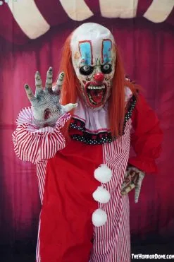 The Horror Dome "Movie Clown Suit In Red" Costume -Halloween Horror Decorations Shop movie clown suit halloween costume 28432173432880