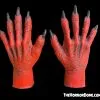 Morris Red Demon Hands" Halloween Costume Accessory