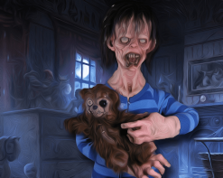 The Horror Dome Robbie Rotten Poster