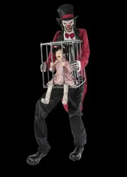 Morris "Rotten Ringmaster With Child" Electric Animated Halloween Prop
