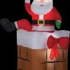Morris "Santa Climbing" Animated Air-blown Inflatable Christmas Decoration -Halloween Horror Decorations Shop santa climbing animated air blown inflatable christmas decoration 28746683940912