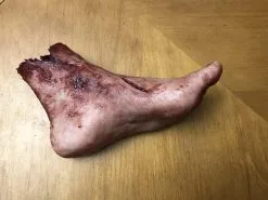 SpellBound FX And Art "Silicone Severed Left Female Foot" Body Parts Halloween Prop -Halloween Horror Decorations Shop silicone severed left female foot body parts halloween prop 11943768948784