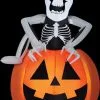 Morris "Skeleton And Pumpkin" Pop-Up Air-blown Inflatable Halloween Decoration -Halloween Horror Decorations Shop skeleton and pumpkin pop up air blown inflatable halloween decoration 14357604368432