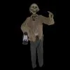 Morris "Skeleton With Light Up Lantern" Hanging Halloween Prop - 60 Inch