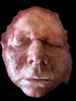 SpellBound FX And Art "Skinned Adult Male Face - Silicone" Human Body Part Halloween Prop