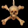 Skeletons And More "Skull/Femur Bone Wall Sconce" Haunted House Lighting