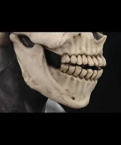 CFX "Skull Hood" Silicone Mask -Halloween Horror Decorations Shop skull hood silicone halloween mask 20360423297