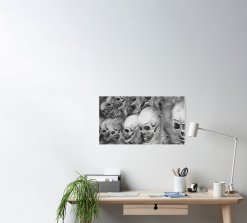 The Horror Dome Skull Poster -Halloween Horror Decorations Shop skull poster 29931462066224