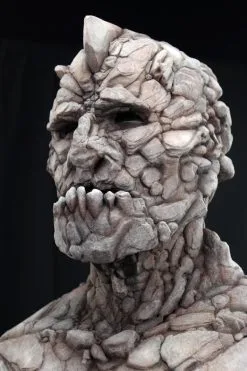 CFX "Slate The Golem" Silicone Mask -Halloween Horror Decorations Shop slate the golem silicone halloween mask 8721193537