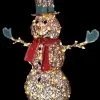 Morris "Starry Night Grapevine Snowman" Light Up Christmas Decoration -Halloween Horror Decorations Shop starry night grapevine snowman light up christmas decoration 14364530868272