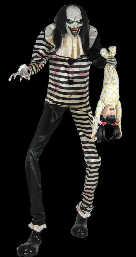 Morris "Sweet Dreams Clown" Electric Animated Halloween Prop 3 Morris "Sweet Dreams Clown" Electric Animated Halloween Prop