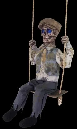 Morris "Swinging Skeletal Boy" Electric Animated Halloween Prop