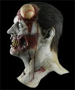 The Horror Dome "The Baseball Zombie" HD Studios Pro Mask -Halloween Horror Decorations Shop the baseball zombie hd studios pro halloween mask 8721634113